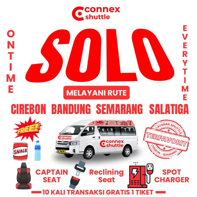 Rute Baru Salatiga dan Solo Pakai Connex Shuttle