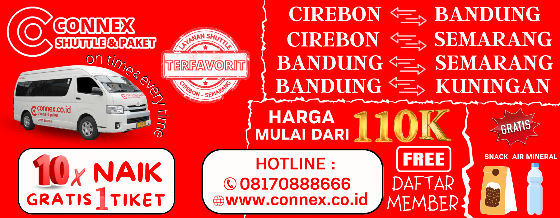 connex travel cirebon bandung